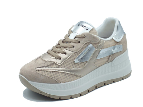 Igi&Co Igi&Co Sneakers Donna 1156933 Scamosc Argento pelle argento Argento
