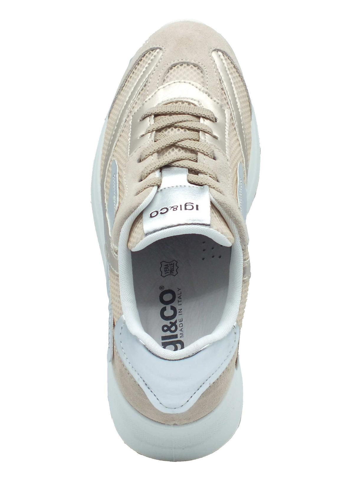 Igi&Co Igi&Co Sneakers Donna 1156933 Scamosc Argento pelle argento Argento