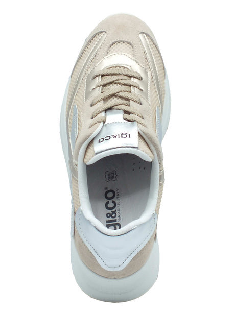 Igi&Co Igi&Co Sneakers Donna 1156933 Scamosc Argento pelle argento Argento
