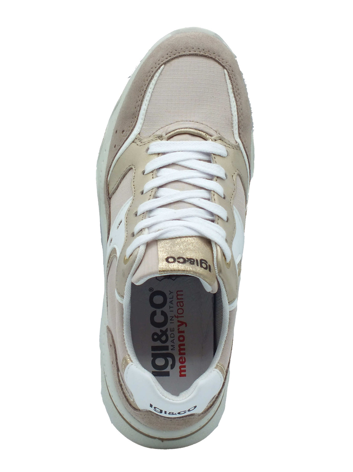 Igi&Co Igi&Co Sneakers Donna 1158200 Scam. Visone Beige pelle beige Beige
