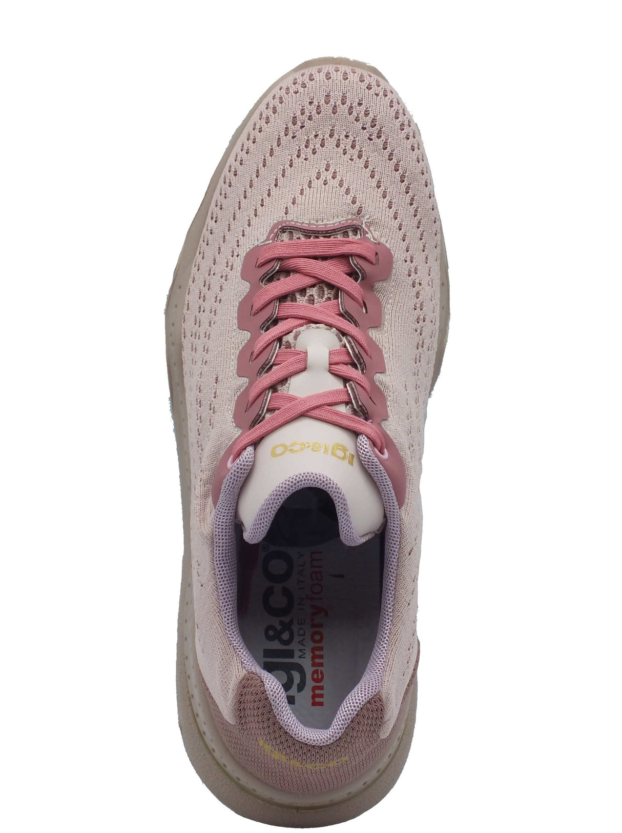 Igi&Co Igi&Co Sneakers Donna 1158311 Tes. Recy Cipria sintetico rosa Cipria