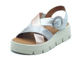 Igi&Co Igi&Co Sandali zeppa alta Donna 1160022 Argento Taupe pelle argento Argento Taupe