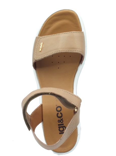 Igi&Co Igi&Co Sandali zeppa alta Donna 1161611 Capra Tamp. Corda pelle marrone Corda