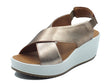 Igi&Co Igi&Co Sandali zeppa alta Donna 1161855 Vintage Champagne pelle marrone Champagne