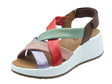 Igi&Co Igi&Co Sandali zeppa alta Donna 1163144 Nappa Bottal Phard Rosso pelle multicolore Phard Rosso