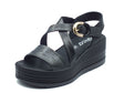 Igi&Co Igi&Co Sandali zeppa alta Donna 1164700 Nappa Nero pelle nero Nero