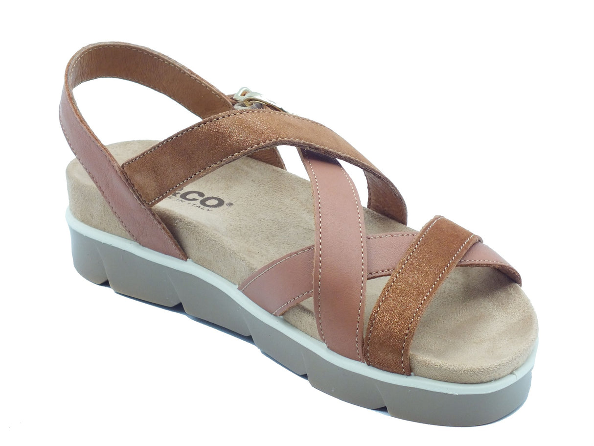 Igi&Co Igi&Co Sandali zeppa bassa Donna 1167411 Nappa Cuoio pelle marrone Cuoio