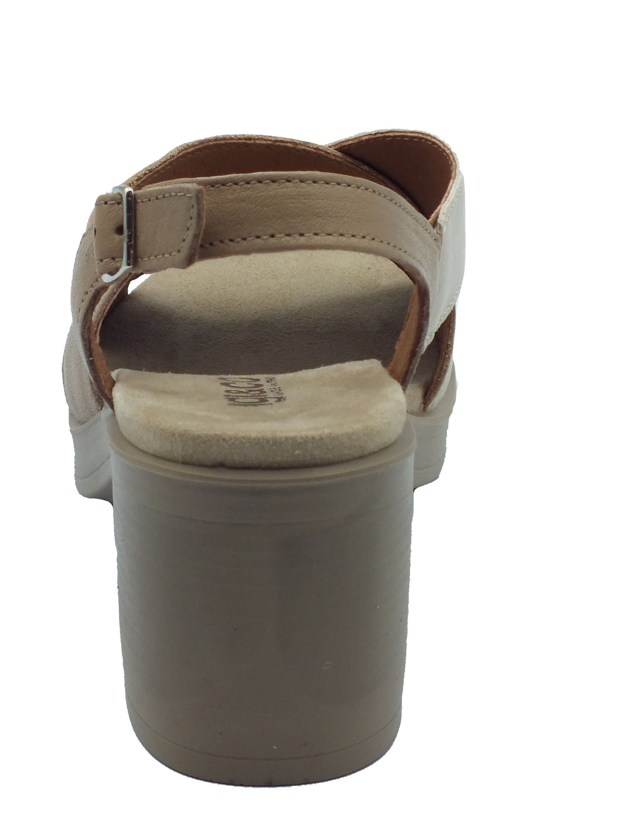 Igi&Co Igi&Co Sandali tacco alto Donna 1171211 Capra Corda Panna pelle marrone Capra Corda Panna