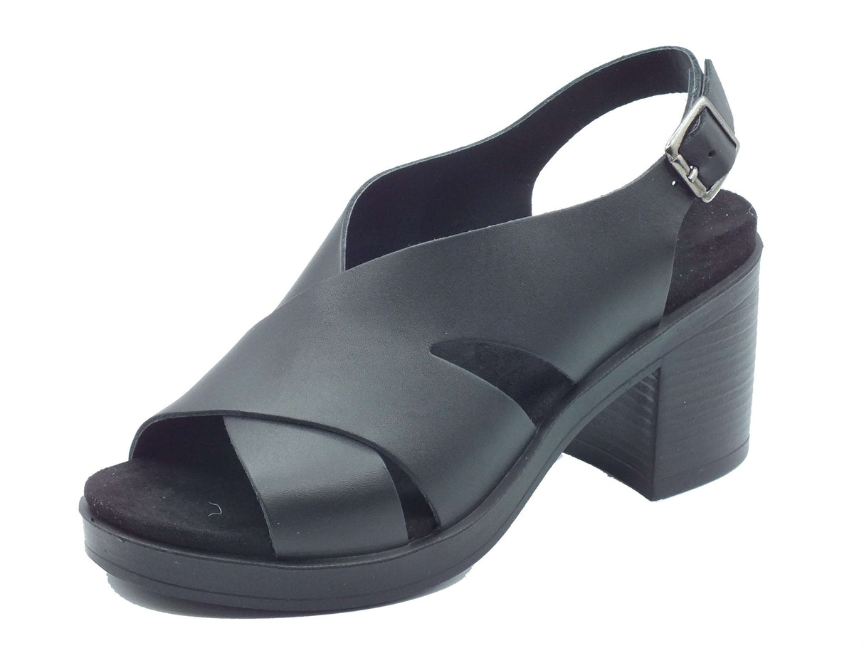 Igi&Co Igi&Co Sandali tacco alto Donna 1171500 Vit. Samos Nero pelle nero Nero