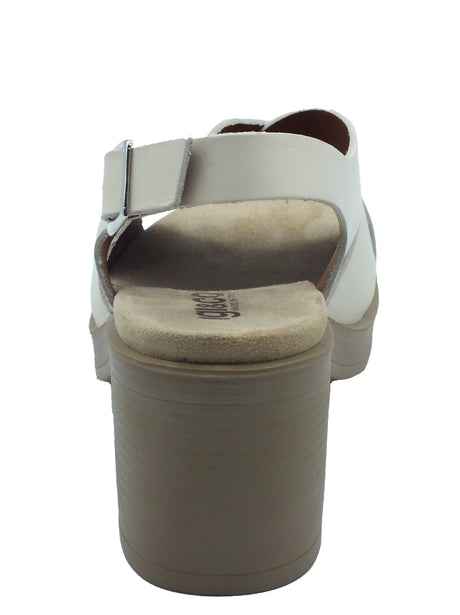 Igi&Co Igi&Co Sandali tacco alto Donna 1171533 Vit. Samos Panna pelle bianco Samos Panna