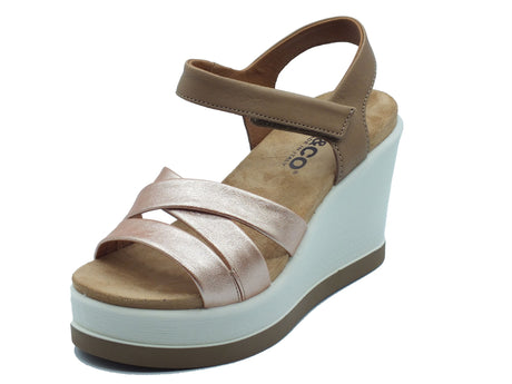 Igi&Co Igi&Co Sandali zeppa alta Donna 1173111 Capr. Corda pelle marrone Corda