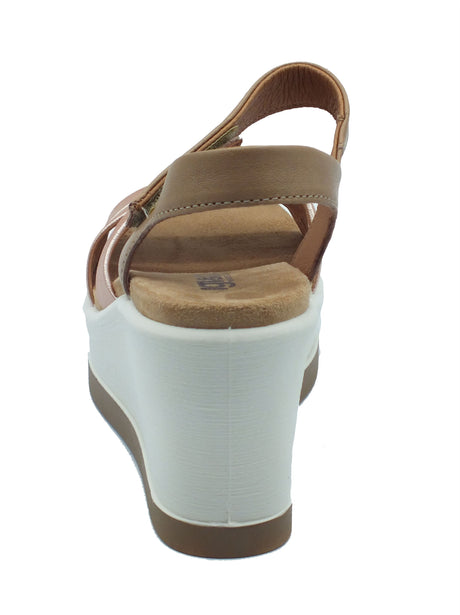 Igi&Co Igi&Co Sandali zeppa alta Donna 1173111 Capr. Corda pelle marrone Corda