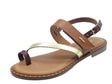 Igi&Co Igi&Co Infradito con tacco Donna 1183811 Vit. Cuoio Oro pelle marrone Cuoio Oro
