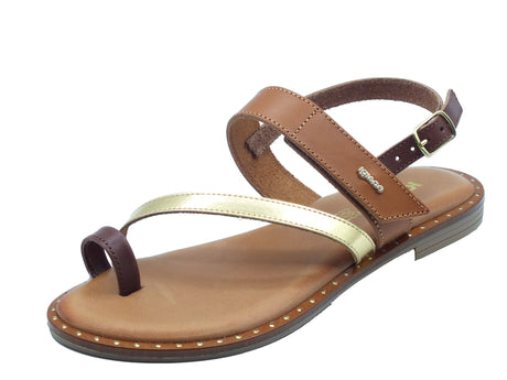 Igi&Co Igi&Co Infradito con tacco Donna 1183811 Vit. Cuoio Oro pelle marrone Cuoio Oro