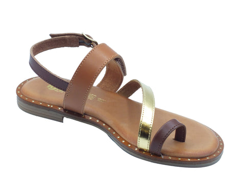 Igi&Co Igi&Co Infradito con tacco Donna 1183811 Vit. Cuoio Oro pelle marrone Cuoio Oro