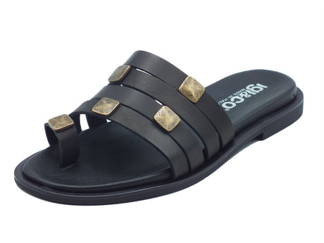 Igi&Co Igi&Co Sandali tacco basso Donna 1184500 Vitello Nero pelle nero Nero