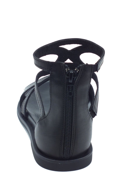 Igi&Co Igi&Co Sandali tacco basso Donna 1184911 Vit. Crust Nero pelle nero Crust Nero