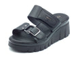 Igi&Co Igi&Co Sandali zeppa alta Donna 1189400 Vitello Nero pelle nero Nero
