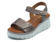 Igi&Co Igi&Co Sandali zeppa alta Donna 1189533 Scam. Tortora pelle grigio Tortora