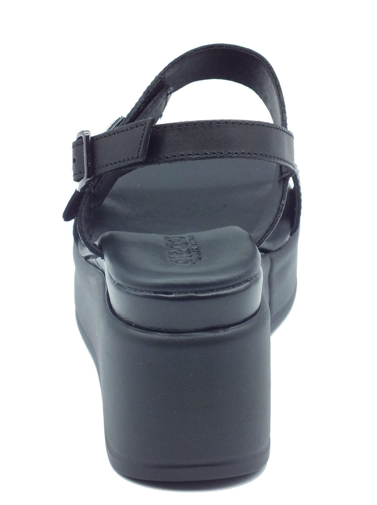Igi&Co Igi&Co Sandali zeppa alta Donna 1190600 Vitello Nero pelle nero Nero