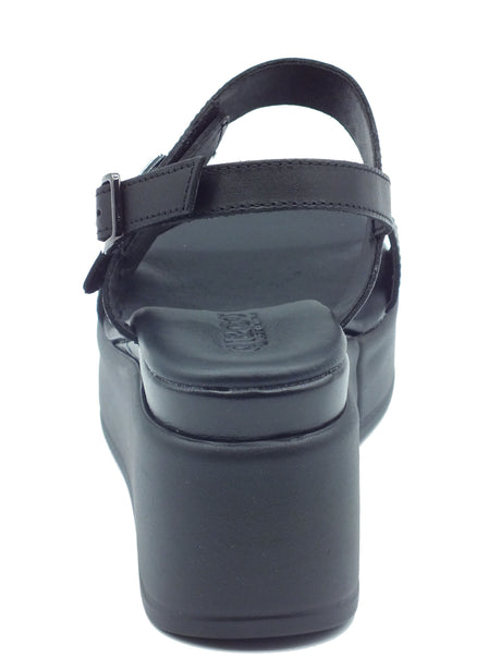Igi&Co Igi&Co Sandali zeppa alta Donna 1190600 Vitello Nero pelle nero Nero