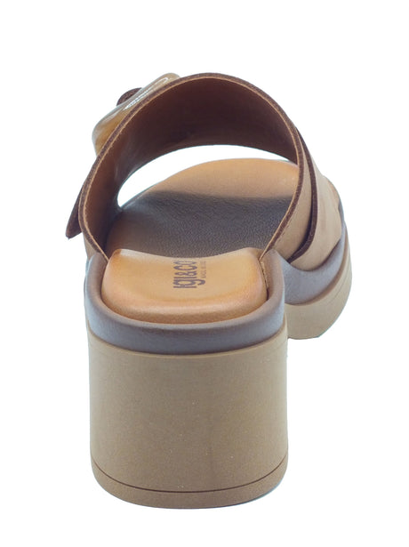 Igi&Co Igi&Co Sandali tacco alto Donna 1193311 Nabuk Cuoio pelle marrone Cuoio