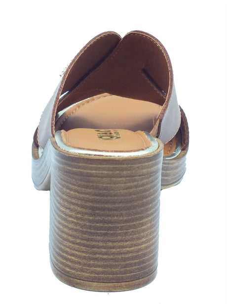 Igi&Co Igi&Co Sandali tacco alto Donna 1194211 Vitello Cuoio pelle marrone Cuoio