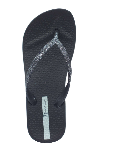 Ipanema Ipanema Infradito zeppa alta Donna 83386 Mesh Chic Plat Fem Black Glitter gomma nero Black Glitter