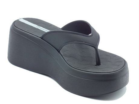 Ipanema Ipanema Infradito zeppa alta Donna 83787 Solaris Fem Black Grey gomma nero Black Grey