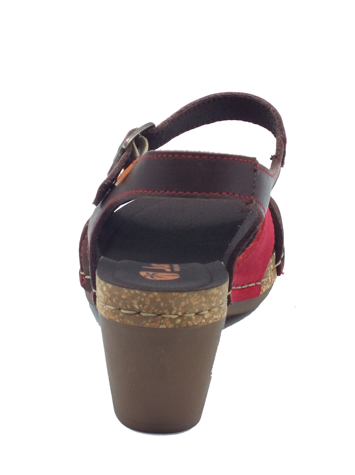 Jungla Jungla Sandali tacco alto Donna 7459 Jockey Cafe Pop Camila pelle marrone Jockey Cafe