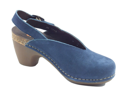 Jungla Jungla Sandali tacco alto Donna 7694 Batan Jeans Pop Camila pelle blu Batan Jeans