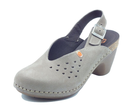 Jungla Jungla Sandali tacco alto Donna 7694 Batan Terron Pop Camila pelle grigio Batan Terron