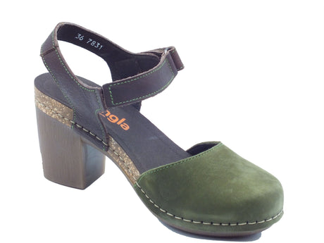 Jungla Jungla Sandali tacco alto Donna 7831 Samoa Prado Pipa Camila pelle verde Samoa Prado