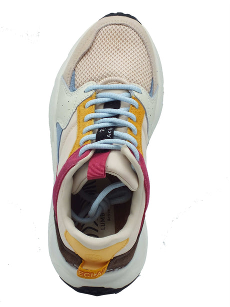 Lumberjack Lumberjack Sneakers Donna Tecla 102269310 Pink Multi pelle rosa Pink Multi