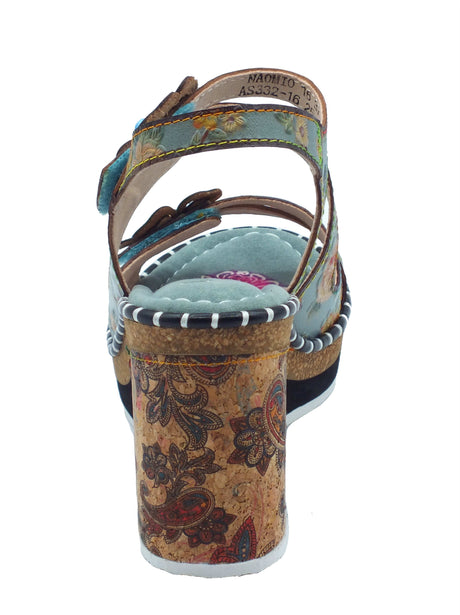 Laura Vita Laura Vita Sandali tacco alto Donna 0007790 Naomio Gris pelle verde Gris