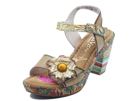 Laura Vita Laura Vita Sandali tacco alto Donna 0007684 Nellao Beige pelle beige Nellao Beige