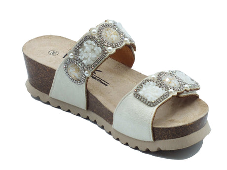 Melluso Melluso Sandali zeppa alta Donna 018182 Bianco sintetico bianco Bianco