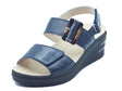 Melluso Melluso Sandali zeppa alta Donna 019227Q Navy pelle blu Navy