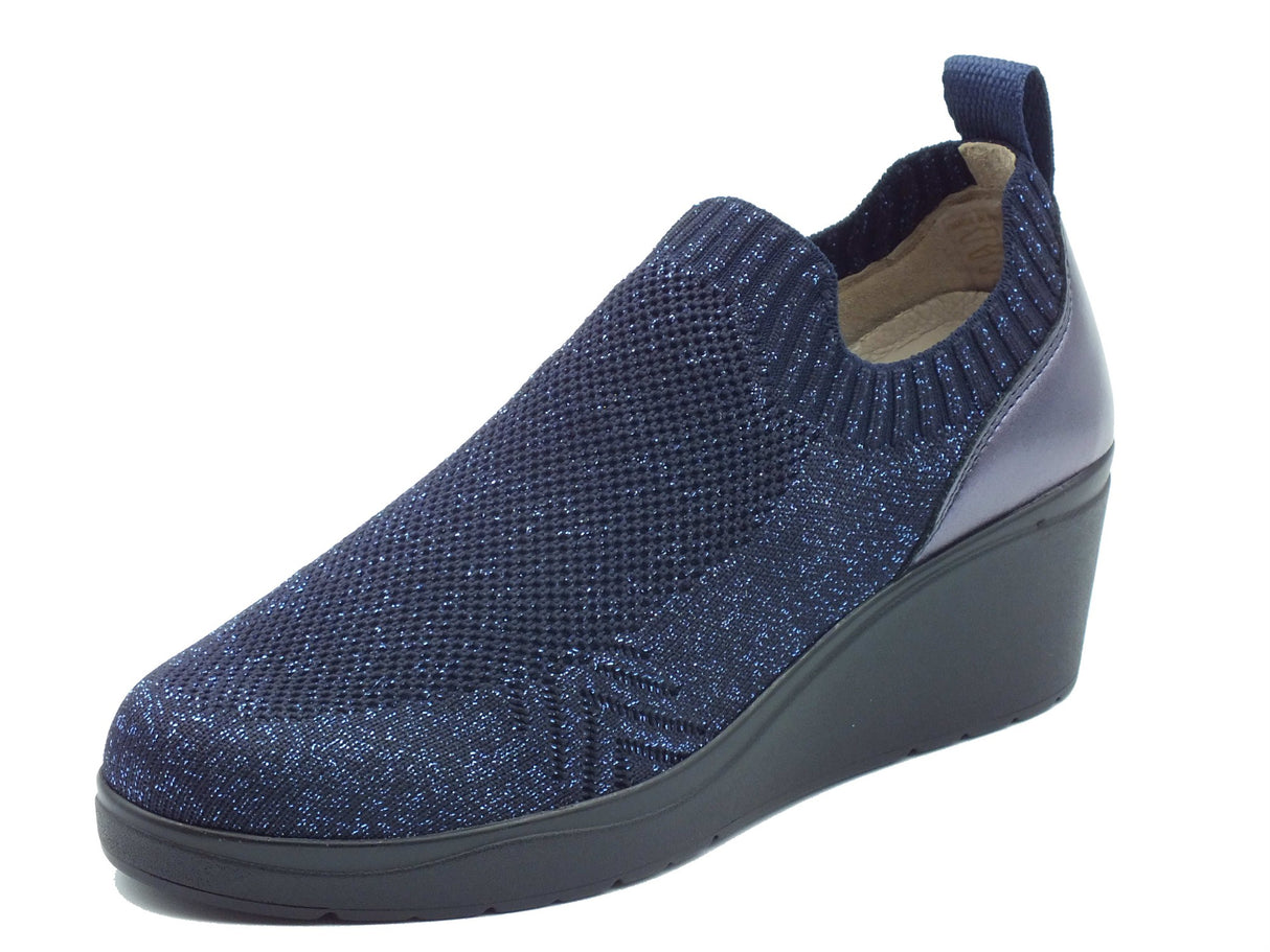 Melluso Melluso Sneakers confort Donna K53013Q Blu pelle blu Blu