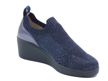Melluso Melluso Sneakers confort Donna K53013Q Blu pelle blu Blu