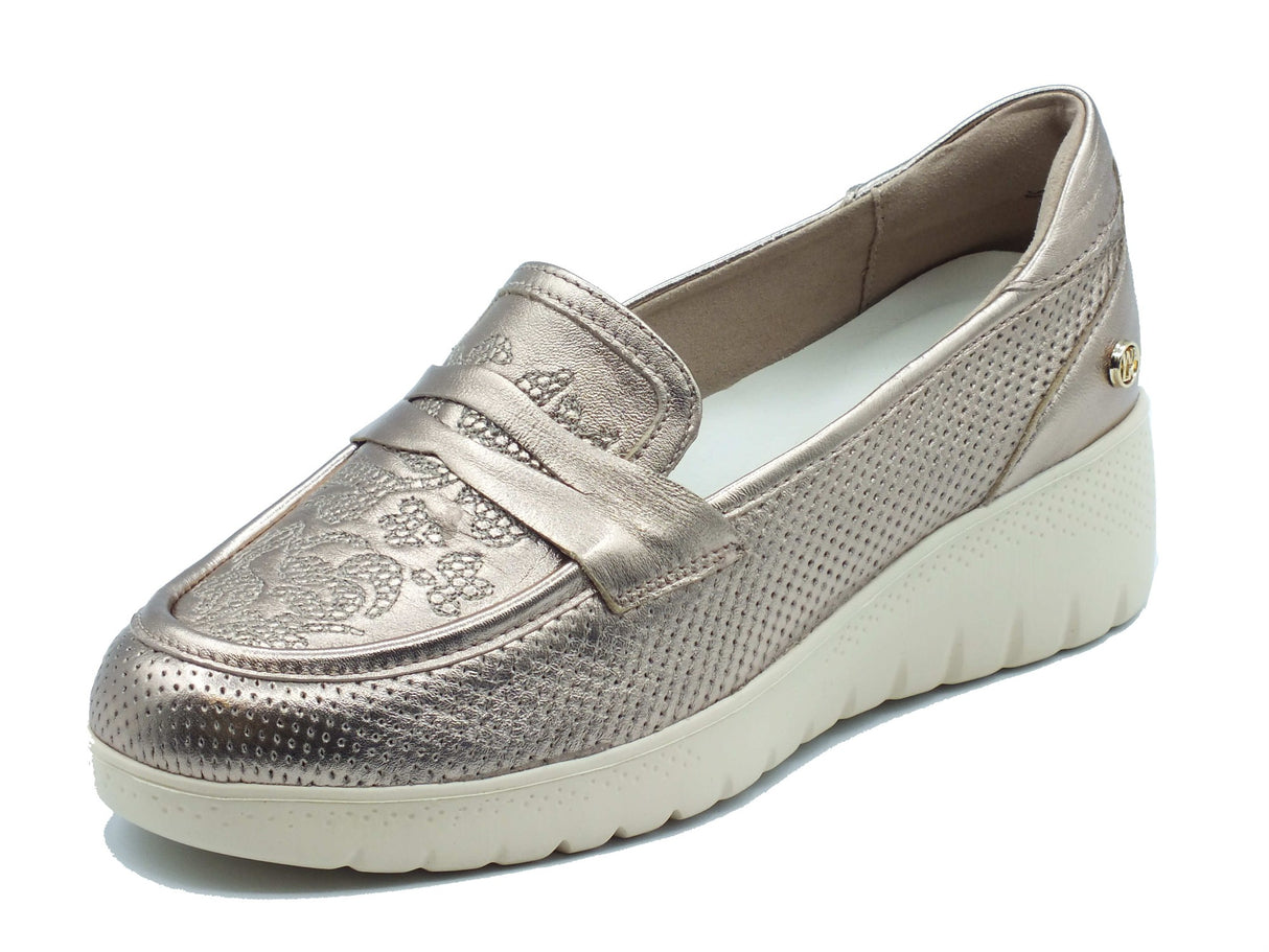Melluso Melluso Mocassini Donna K55479 Alba pelle oro Alba