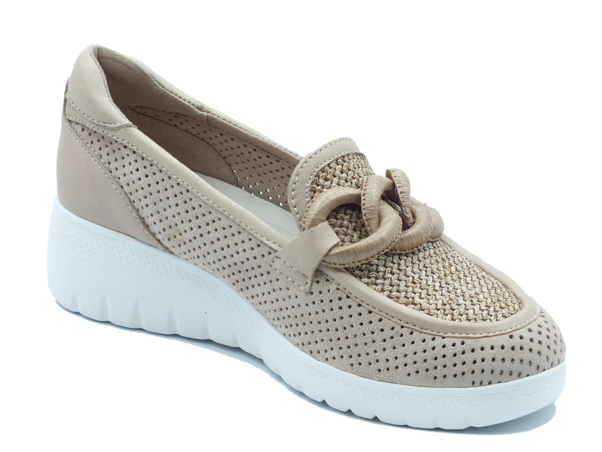 Melluso Melluso Mocassini Donna K55480 Nature pelle marrone Nature