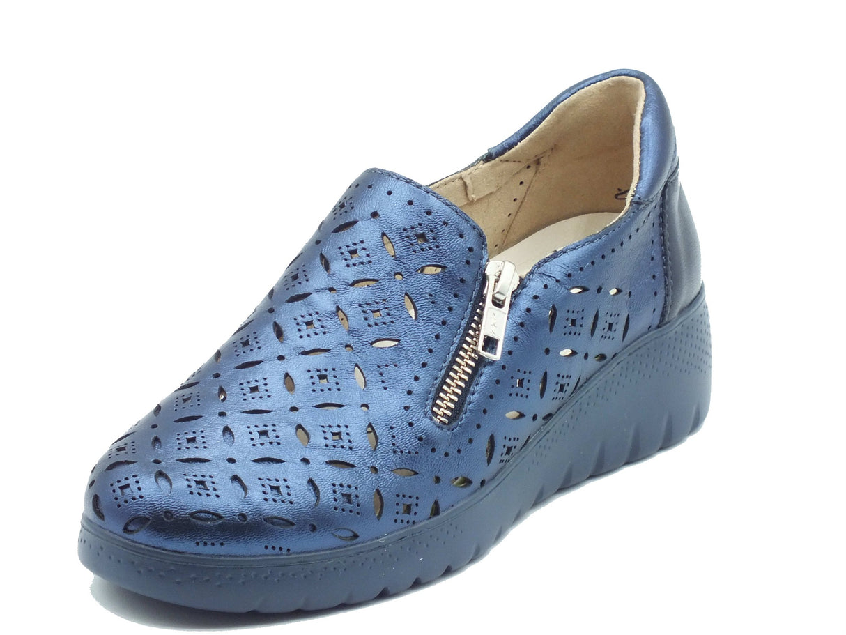 Melluso Melluso Mocassini Donna K55483 Blu pelle blu Blu