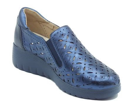 Melluso Melluso Mocassini Donna K55483 Blu pelle blu Blu