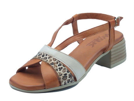Melluso Melluso Sandali tacco alto Donna K56088 Cuoio pelle marrone Cuoio