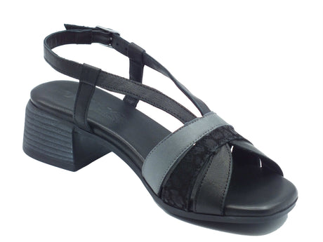 Melluso Melluso Sandali tacco alto Donna K56088 Nero pelle nero Nero