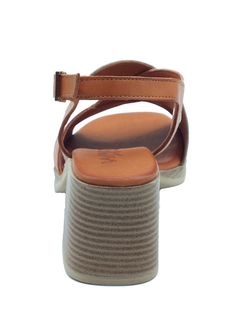 Melluso Melluso Sandali tacco alto Donna K56143 Coconut pelle marrone marrone