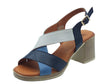 Melluso Melluso Sandali tacco alto Donna K56143 Jeans pelle blu Jeans