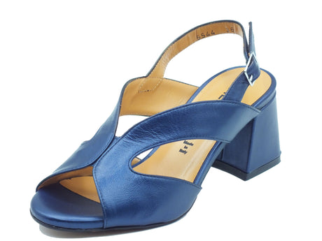 Melluso Melluso Sandali tacco alto Donna N660 Abyss Melissa pelle blu blu