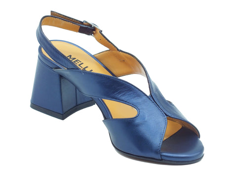 Melluso Melluso Sandali tacco alto Donna N660 Abyss Melissa pelle blu blu